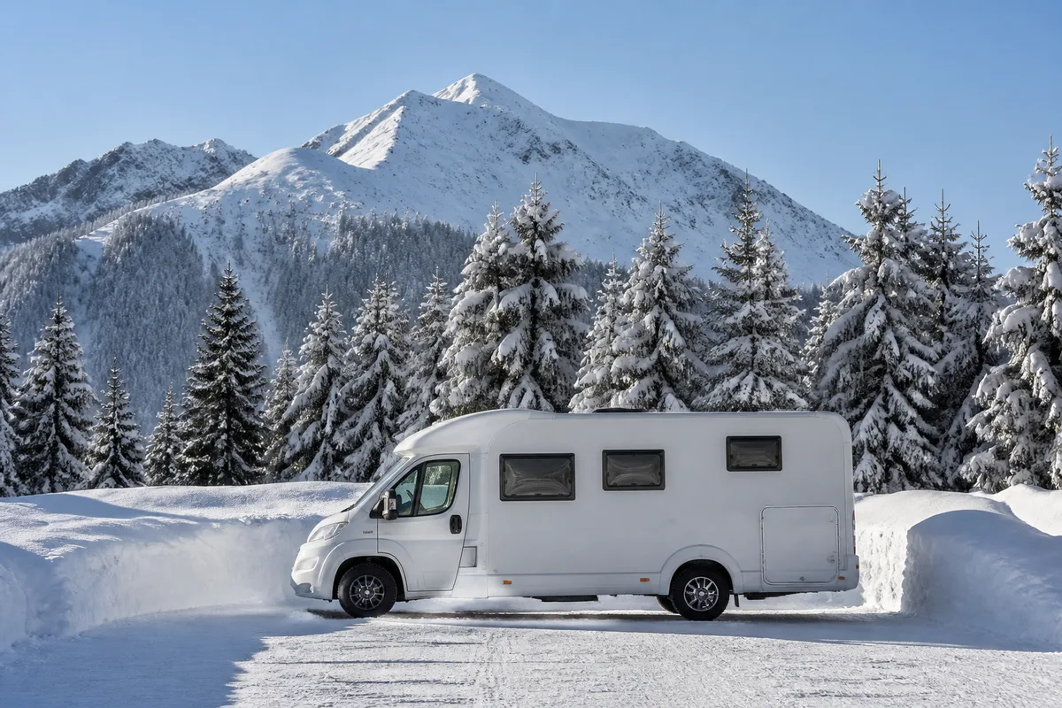 Caravaneige : partir au ski en camping-car ou en van
